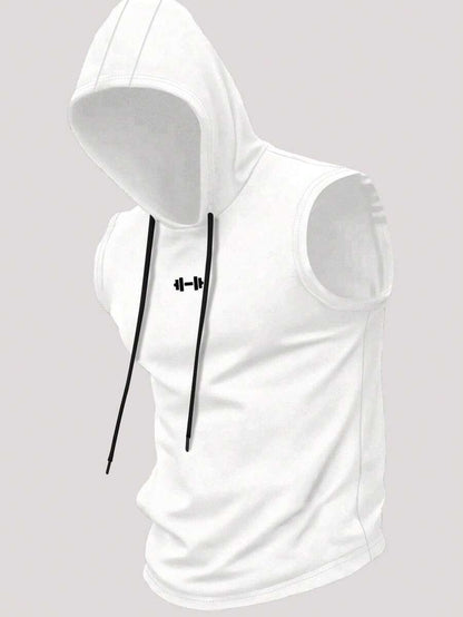 Men’s Quick-Dry Cooling Hooded Sleeveless Tops