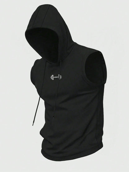Men’s Quick-Dry Cooling Hooded Sleeveless Tops
